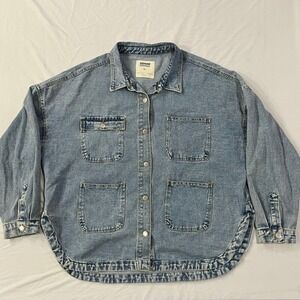 Denim Obsessed‎ x Project Rebel Oversized Workwear Jean Jacket XL Trucker Style